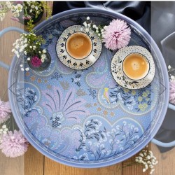 SM5900_ Large tin tray with Handles